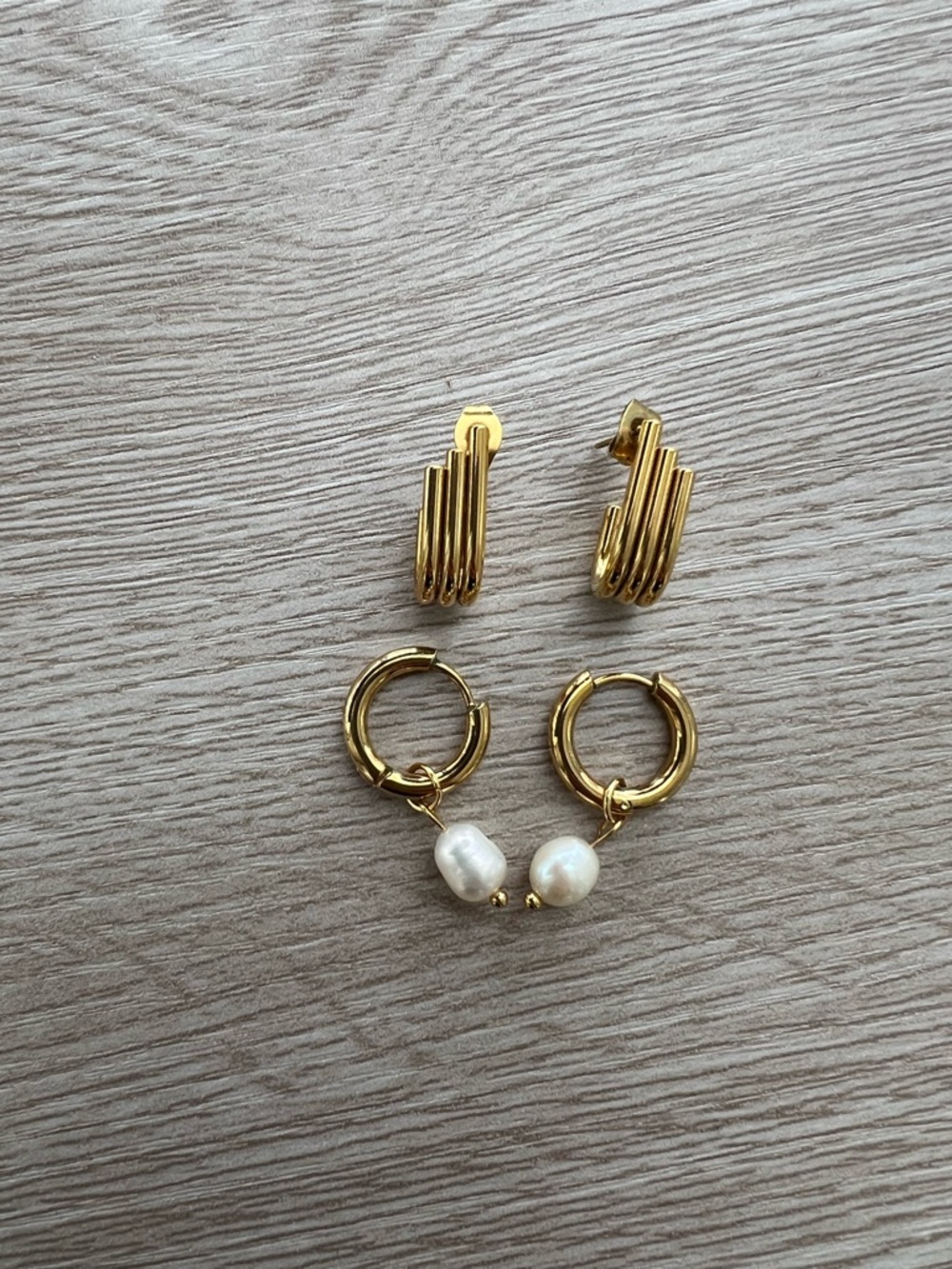 Marcella Two Pairs Earrings NWT Andra and Johannes